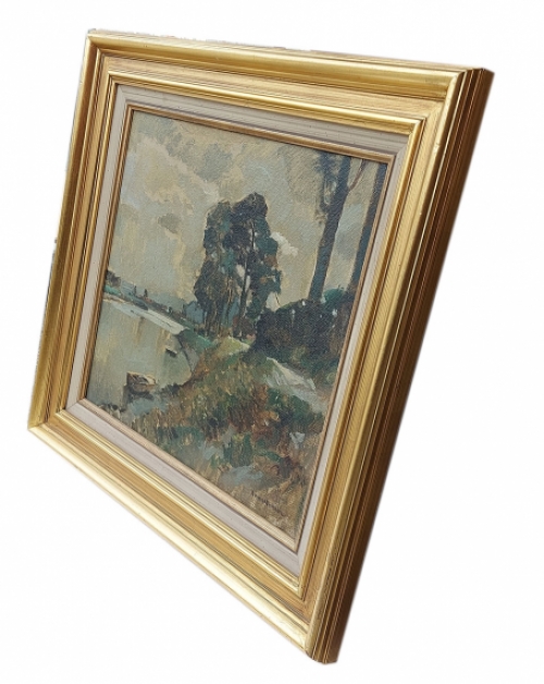 Schilderij van de Belgische kunstschilder Herman Verbaere