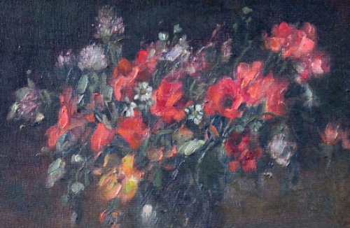Schilderij van de Kortrijkse kunstenares Marthe De Spiegeleir