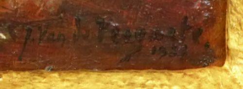 Belgische schilder Julien Van de Veegaete