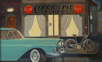 De Belgische kunstenaar R. De Vos