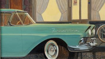 Cremerie Kennes te Boom – oil on panel – Rudi De Vos – 1992