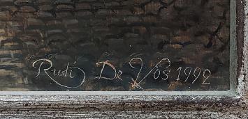 Cremerie Kennes te Boom – oil on panel – Rudi De Vos – 1992