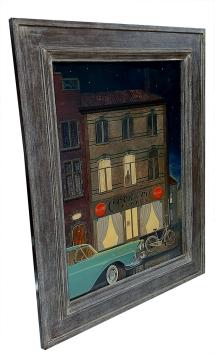 Cremerie Kennes te Boom – oil on panel – Rudi De Vos – 1992