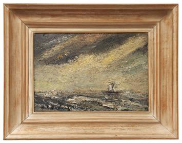 Schilderij van de Belgische kunstenaar Hubert De Vries