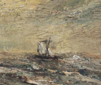 De Vries Hubert met een marine