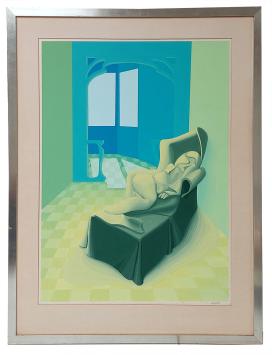 Schilderij van de Belgische kunstenaar Albert Debois