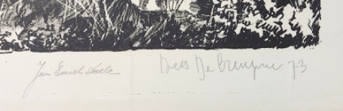 Originele itho van de Gentse kunstenaar Dees de Bruyne