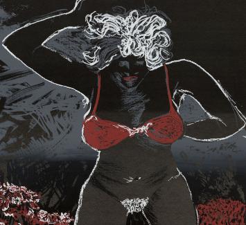 Een litho uit 1988 van Dees de Bruyne