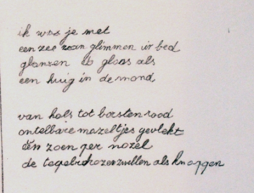 Een erotische litho van Dees de Bruyne en Jan Emiel Daele