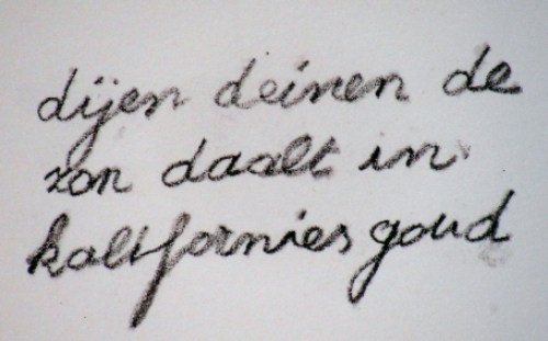 Gedicht van Jan Emiel Daele geillustreerd door  Dees de Bruyne