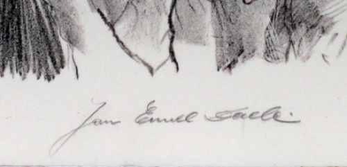 Originele itho van de Gentse kunstenaar Dees de Bruyne