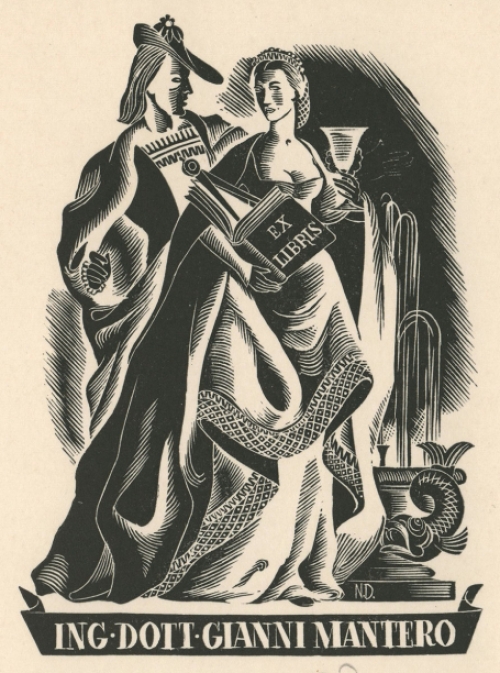 Een ex libris kopen van Nelly Degouy