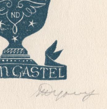 Ex libris ND W. Van Gastel