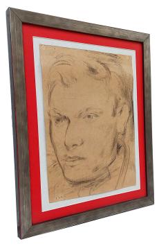 Tekening, portret man