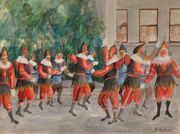 Kunstwerk van de Belgische kunstschilder Delfosse