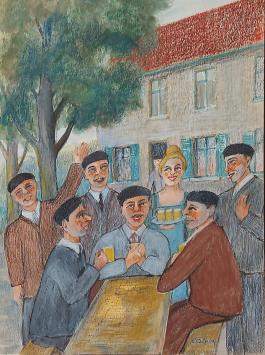 Kunstwerk van de Belgische kunstenaar Delfosse