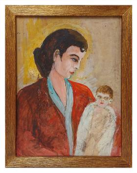 Schilderij van de kunstschilder Al. Delfosse