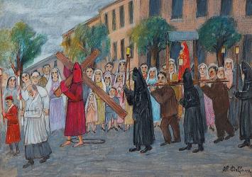 Kunstwerkje van de Belgische kunstenaar Delfosse