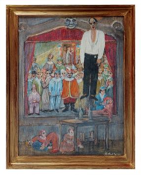 Naïef schilderij van Al. Delfosse kopen