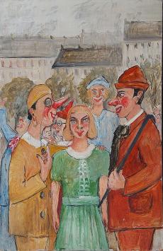 Kunstwerk van de Belgische kunstschilder Delfosse