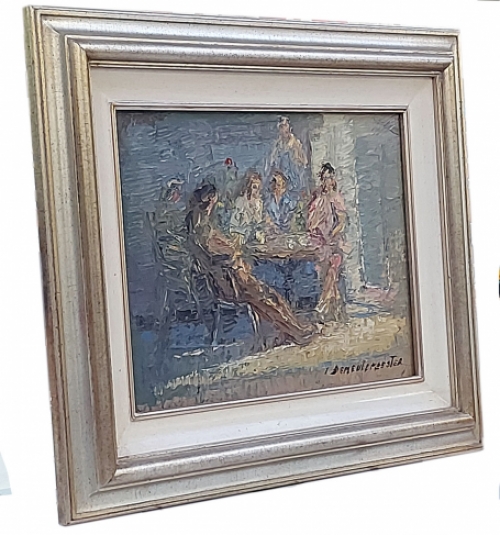 Schilderij van de Belgische kunstschilder Jules De Meulemeester