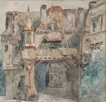 Schilderij van Gustave Den Duyts