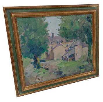 Huis tussen de bomen