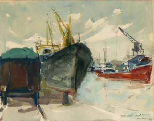 Schilderij van kunstschilder uit Middelkerke Thomas Deputter