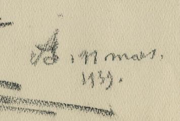 Tekening van Armand Jamar uit 1939 kopen