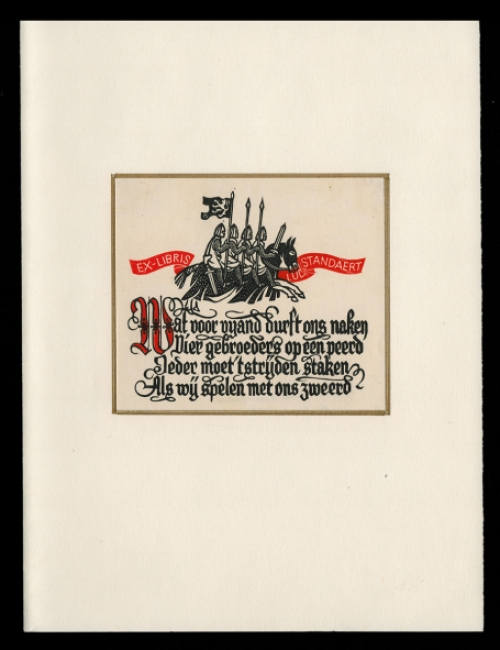 Ex Libris Désiré Acket voor Luc Standaert