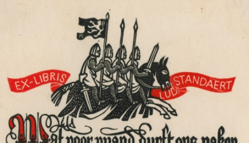 Een ex libris voor Bea Geerlandt 1956