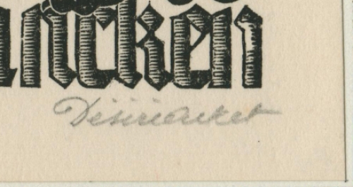 Een ex libris voor Paul Francken