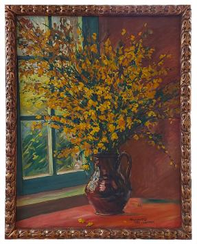 Schilderij van Alfons Dessenis Belgische schilder