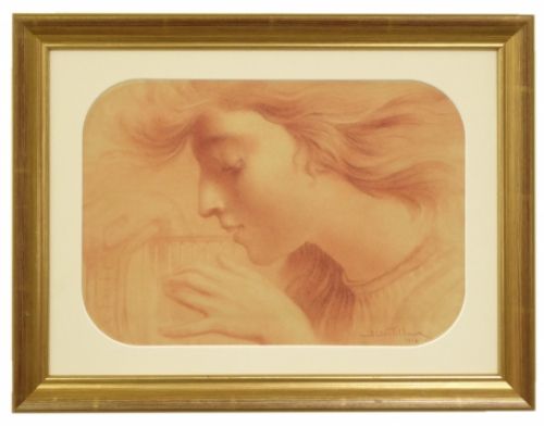 Tekening van de Belgische kunstenaar Servais Joseph Detilleux