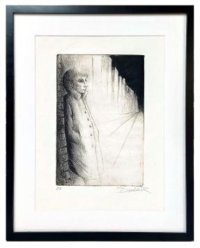 Ingekaderde ets van Roland Devolder kopen