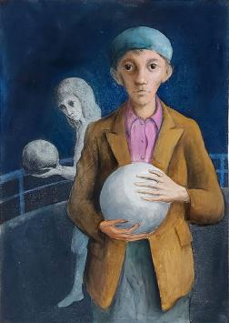 Devolder met een gesigneerdelithografie