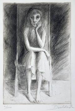 Devolder met een gesigneerde ets