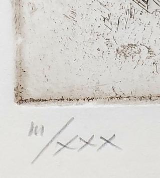 Het meisje zittend op de stoel al peinzend III/XXX