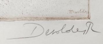 Het meisje zittend op de stoel al peinzend III/XXX