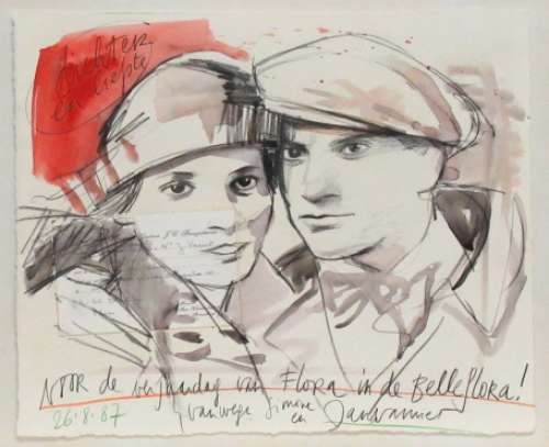 kunstwerk van de  Belgische kunstenaarJan Vanriet