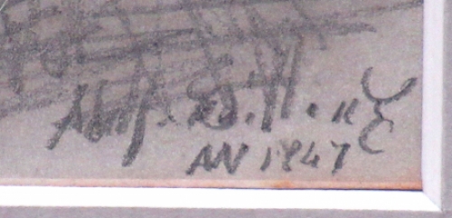 Tekening van Adolphe (Adolf)  Dillens