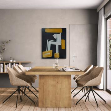 Patch Adams 2003, Blanco Y Negro – Acrylic on canvas – Glenn Vandesande – 21st Century