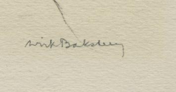 Tekening van een maanvis van Dirk Baksteen