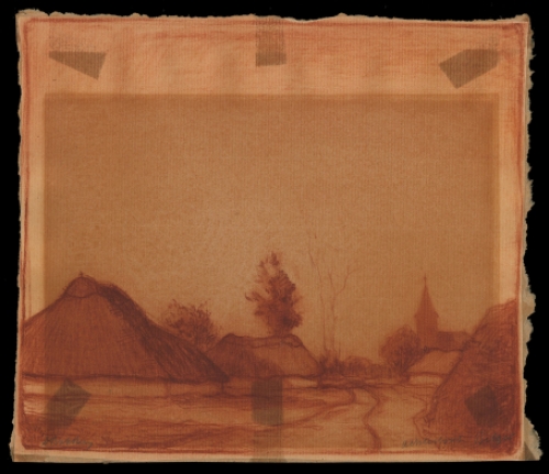 Tekening uit 1919 van de Belgische kunstenaar Dirk Baksteen kopen