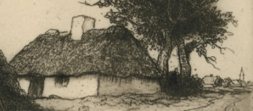 Ets van D. Baksteen kopen, gesigneerd