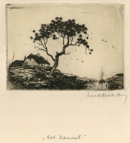 Ets van de Belgische kunstenaar Dirk Baksteen