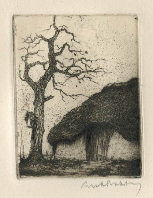 Ets van de Belgische kunstenaar Dirk Baksteen