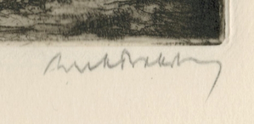 Ets:  Oude schuur II