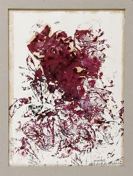 Dirk De Middeleer  met een schilderij