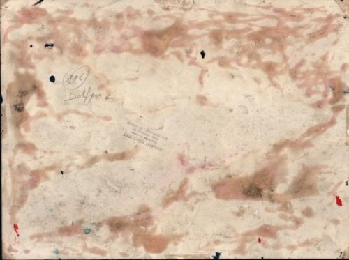 Schilderij op papier van Walter Ponsaert